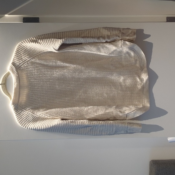 Simon's Twik White/Cream Long Sweater - Picture 4 of 4